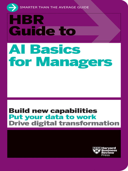 Title details for HBR Guide to AI Basics for Managers by Harvard Business Review - Available